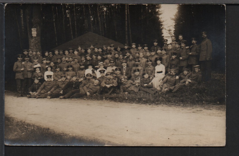 ✔️ GERMANY REICH WWI SOLDIERS EXCELLENT RARE AGED MILITARY POSTCARD