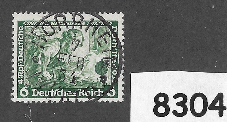 Used stamp B52 Richard Wagner Meistersinger / 1933 / Germany Opera #8304