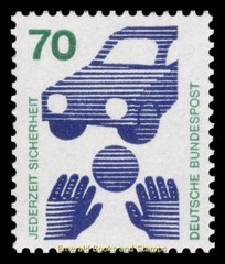 EBS Germany 1973 – Accident prevention (II) – Traffic safety – Michel 773 MNH**
