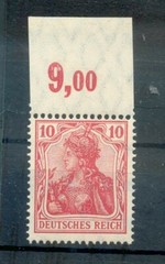 Dr-Germania 86Ia POR Upper Edge MNH Mint Never Hinged BPP 170EUR (71078