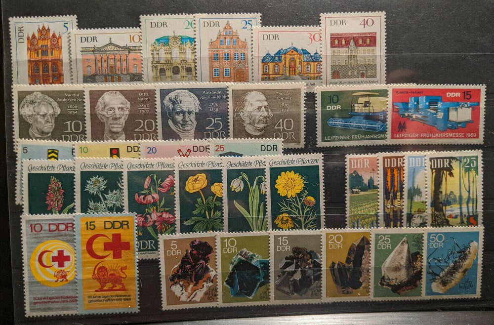 East Germany / DDR 1969 Complete Year Set MNH