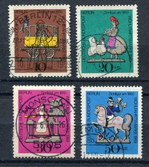 Germany – Berlin : Tin Toys semi -postal set from 1969 – used