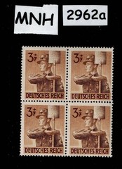 MNH stamp block Sc B237 WWII Germany Hitler youth Reich Labor corp #2962a
