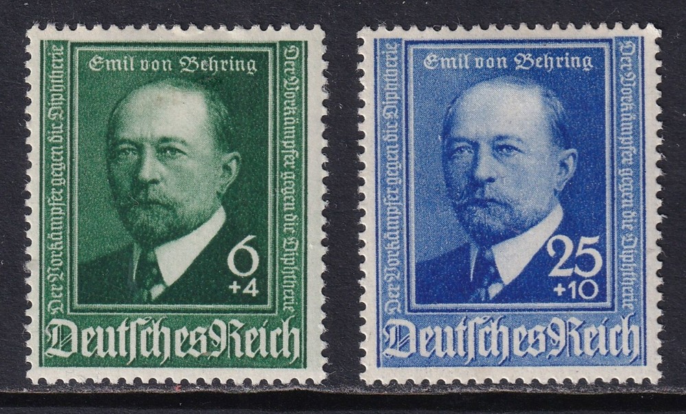 GERMANY 1940 von Behring set of 2 SG 748-749 MH/*
