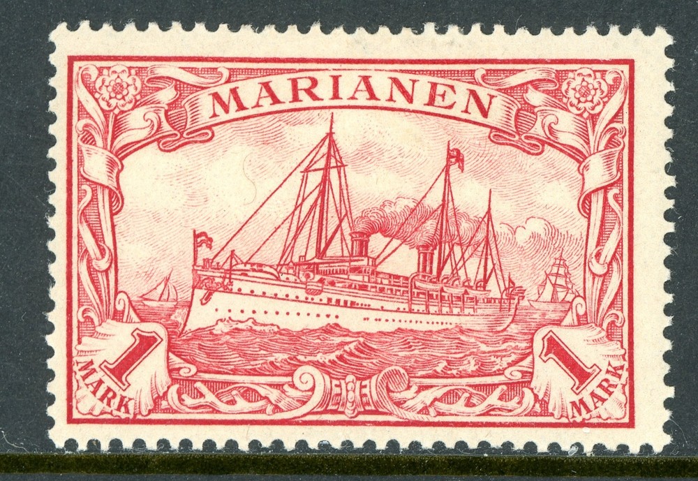 Germany 1901 Mariana Islands 1 Mark Yacht Scott #26 Mint Y59
