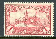Germany 1901 Mariana Islands 1 Mark Yacht Scott #26 Mint Y59