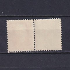 GERMANY 1927, Mi# W25, CV €180, Hindenburg, Stamp with gutter from booklet, MNH