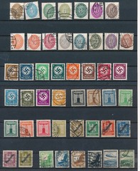 GERMANY BACK OF BOOK: SEMIS, AIRMAILS, FRANCHISE & MORE; MH & USED CV $130+