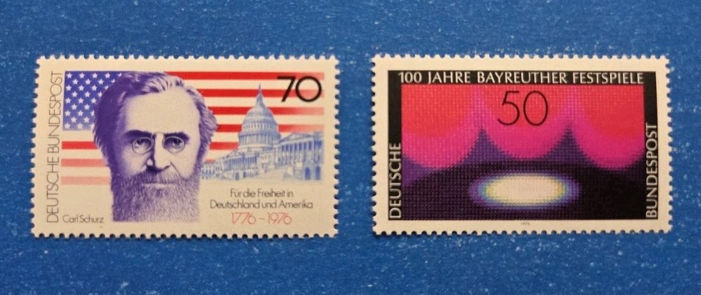 Germany Stamps, Scott 1216-1217 Complete Sets MNH