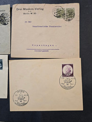 Imperial & Third Reich Nazi German Covers Postcards Berlin Vienna Theater Mail