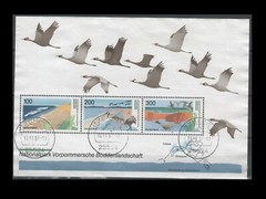 Germany 1937 German National Parks Souvenir Sheet of (USED)