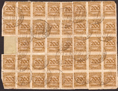 Germany 1923 Hyperinflation Cover 19,800,000,000 marks! Complete