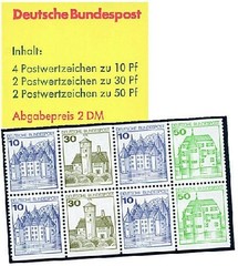 GERMANY BRD 1980 Castles and Residences 1 LB MNH** 22V