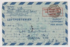 E6365: 1948 Germany Berlin Airlift Used Airletter Sheet (LF1, TY1)