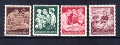 Germany Semi-Postal 1944 Scott# B253-256 Mother and Child Aid Unused VF