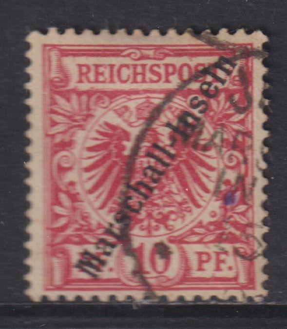 German Marshall Islands 1897 MI 3 TypeI CANC VF / CAT VALUE $130