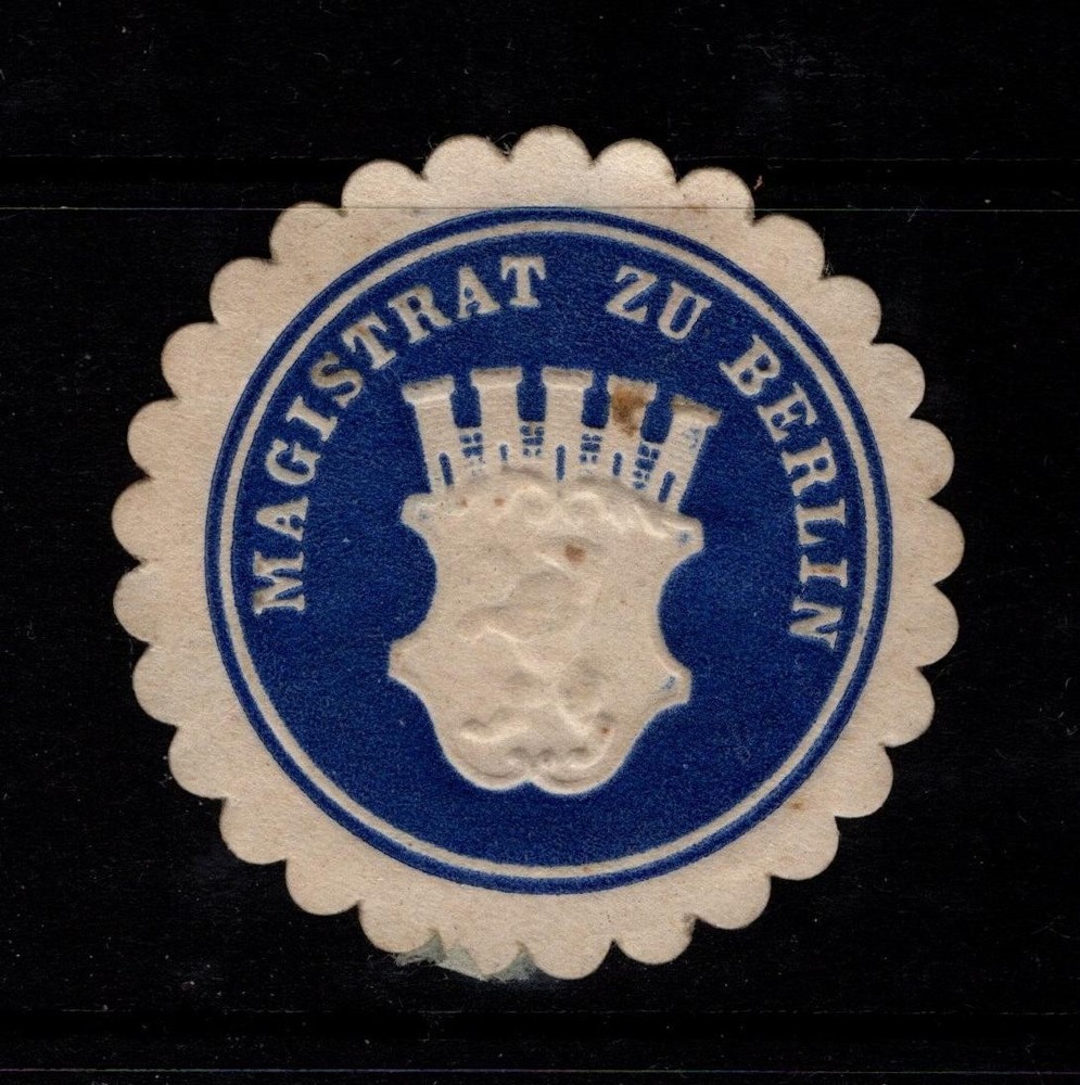 Germany Circa 1900 Berlin Magistrat Postal Seal Used – S39707