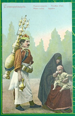 Germany postcards 1910, Constantinople, Water seller, unused