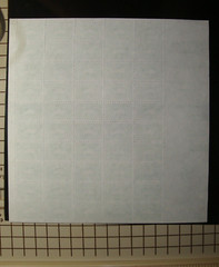 RED + GREEN stamp sheet Germany WW2 Replica Reich KdF Volkswagen – Nazi Swastika