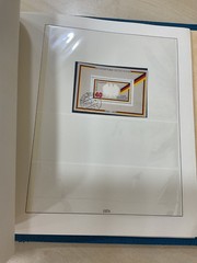 German stamps. 1973 – 1977 colour preprinted Linder album. Used. C409