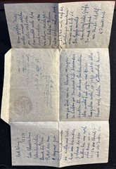 1956 West German 60pf Aerogram AirPost Letter Sent Internationally