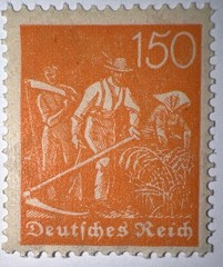 Travelstamps: 1922 Germany Deutsches Reich 150pf Stamp Scott #175/Mi 189 MOGNH.