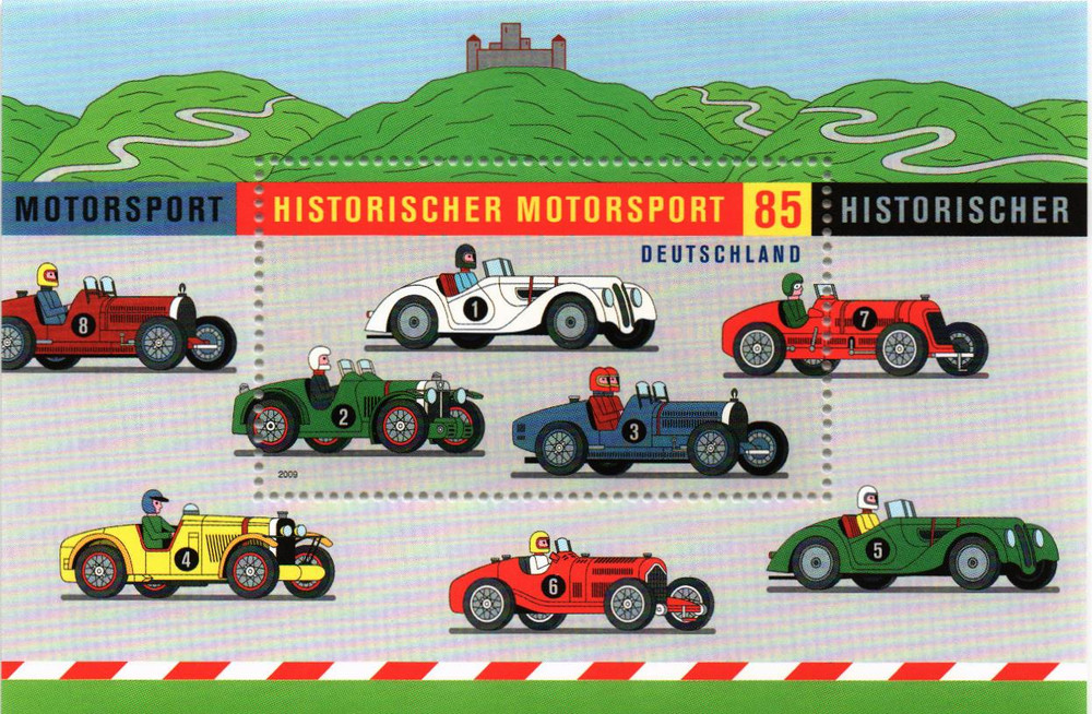Germany 2009 Yvert SS 74 old cars MNH VF