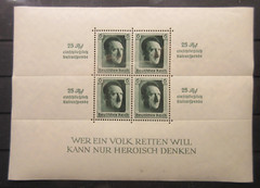 GERMANY, Scott: B104 SHEET, MINT LIGHTLY HINGED, Lot25, Cat $75