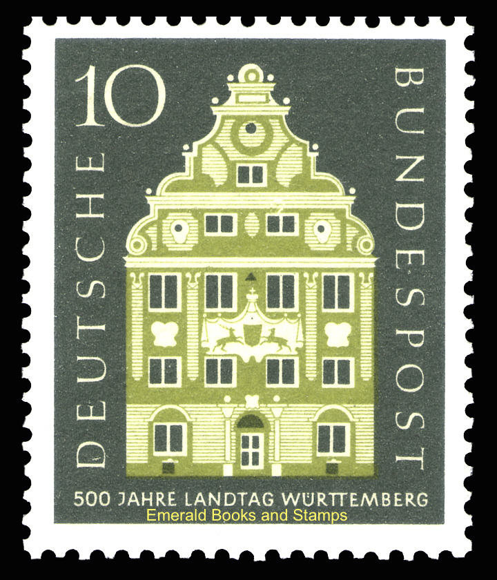 EBS Germany 1957 – Diet of Württemberg – Landtag – Michel 279 – MNH**
