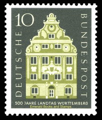 EBS Germany 1957 – Diet of Württemberg – Landtag – Michel 279 – MNH**