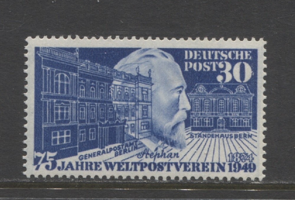 Germany 1949 30 Pf. 75th anniv. of the UPU mint**, $ 84.00