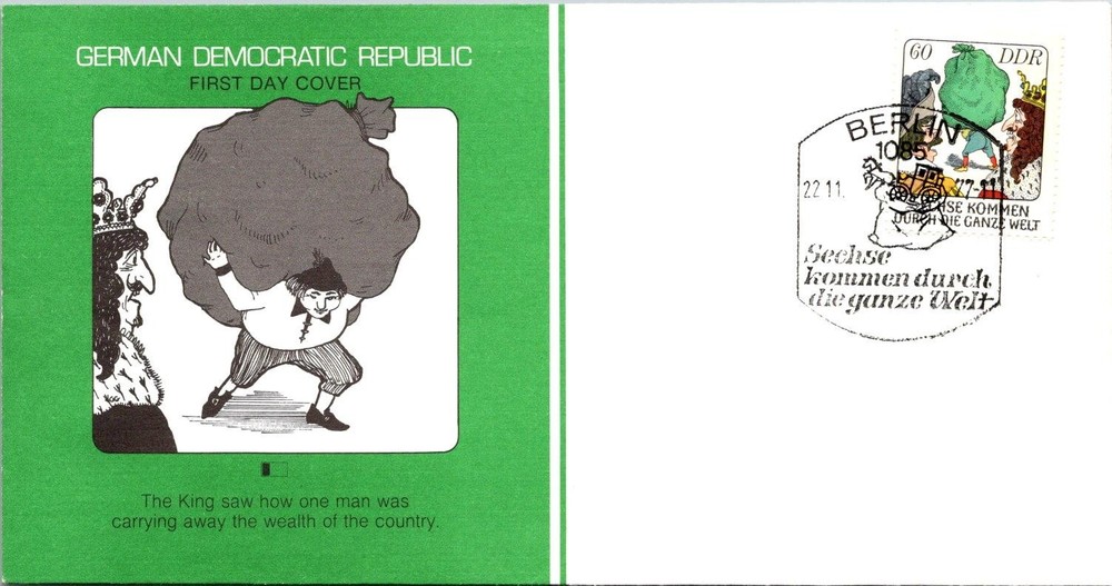 Germany FDC 1977 German Democratic Republic / Green – Berlin – J26299