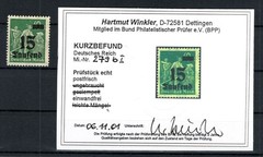 DR-Infla 279bI Abart E Signo di Print MNH mint BPP 70EUR
