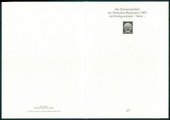 GERMANY FOLDER 1992/47 JOCHEN KLEPPER SCHRIFTSTELLER LITERATUR