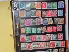 1800-1900 Germany & Colonies Stamp Collection Album Mixed Used & Mint Blocks