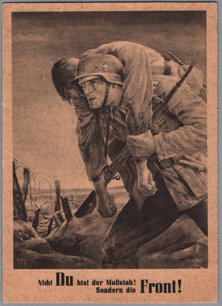 1943 Krakau General Gouvernments GG Germany Propaganda Postcard WWII Cancelled /