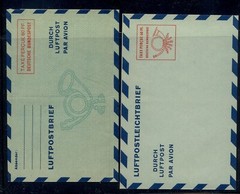 Germany 2 air letter sheets unused