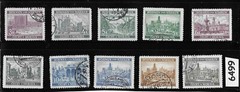 #6499 Complete Stamp set / Third Reich / Architecture / Germany Occupation