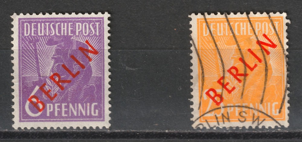 Germany: Berlin Lot 11: (Stamp details below) Scott 2024 Catalog Value $41.00