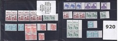 39 MNH GERMANY CASTLES 3 90pf 9 300pf 6 280pf 9 230pf 9 210pf 3 120pf 920