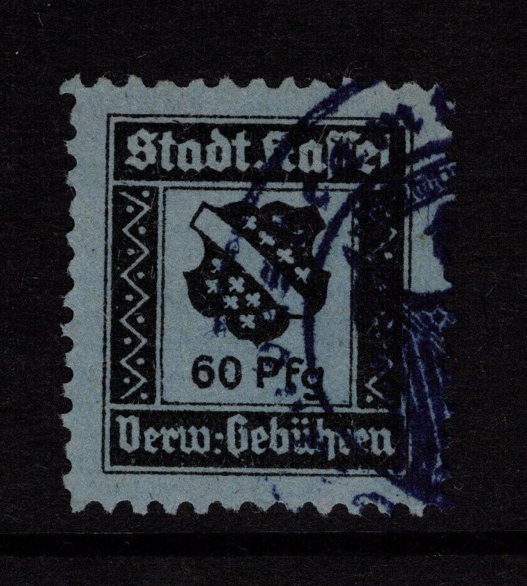 Germany Mid 1900s 60pf Local Revenue Used – S56112