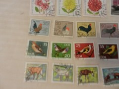 Lot of 36 East Germany Stamps from 1978-1982 Animals, Ships, Roosters, More