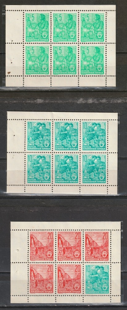 German Democratic Republic – Lot 42: (1957/60) Scott 2024 Catalog Value $44.60
