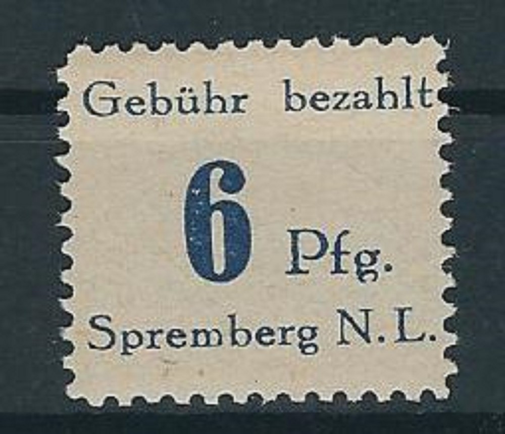 SBZ German Local Issues Spremberg Mi.No. 4 A With PF III