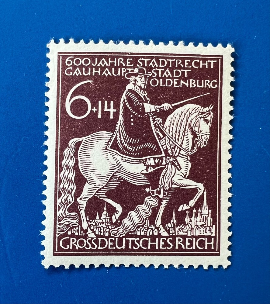 German Reich 1945 Oldenburg Mi 907 III MNH Signed Schlegel BPP VF