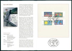 GERMANY FOLDER 2008/20 ART JAMES RIZZI BIRD FLOWER CATS FISH SUN MOON PAINTER #