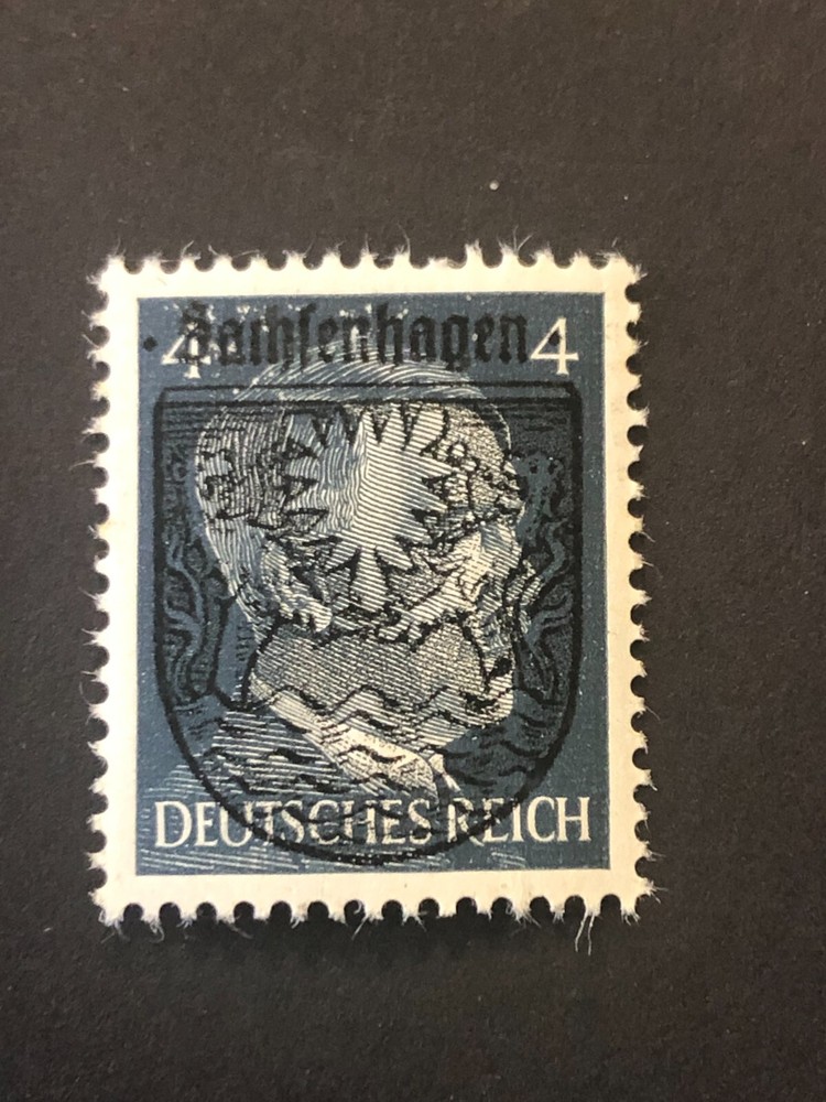 Germany 1945 Post WWII LOCAL overprint (SACHSENHAGEN) 4 Rpf. MNH #326