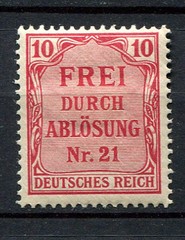 German Reich : Michel # D 4 – Official stamp from 1903 – mint