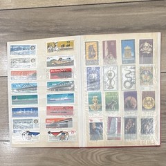 East Germany (DDR) Used Postage Stamp Collection Lot in Album, Various Topics
