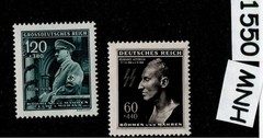 MNH Stamps Heydrich & Adolf Hitler B20 & B26 German Occupation WWII #1550